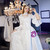 White Satin Long Sleeve Baroque Victorian Dress