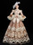 Coffee Lace Embroidery Appliques Antonietta Rococo Dress