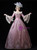 Pink Lace Appliques Victorian Antonietta Dress