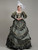 Satin Long Sleeve Appliques Rococo Baroque Dress