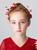 Red Head Flower Girls Accessories