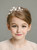 White Flower Beading Girls Headband