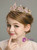 Pink Beading Crystal Hairband Girl Princess Crown