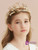 Gold Fawn Pearls Crown Hair Accessories