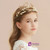 Gold Fawn Pearls Crown Hair Accessories