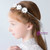 White Flower Beading Girl's Headdress