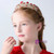 Gold Tiara Red Crystal Hairband