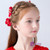 Red Flower Gold Leaf Hair Accessories