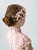 Gold Butterfly Pink Flower Hairpin Girls Accessories