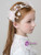 Pink Purple Flower Feather Hairband