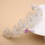 White Beading Flower Pearls Crown Headband