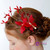 Red Butterfly Beading Hairpin