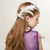 Girls White Feather Beading Hairpin