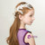 Girls White Feather Beading Hairpin