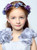 Purple Flower Pearls Cinderella Hair Accessories