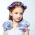 Purple Flower Pearls Cinderella Hair Accessories