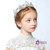 Silver Beading Crystal Girls Queen Tiara