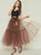 Khaki Tulle Long Tutu Skirt