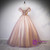 Pink Purple Sequins Tulle Appliques Quinceanera Dress