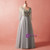 Plus Size Short Sleeve Tulle V-neck Prom Dress