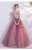 In Stock:Ship in 48 Hours Pink Tulle Sequins Beading Prom Dress