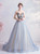 In Stock:Ship in 48 Hours Blue Tulle Lace Prom Dress