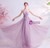 In Stock:Ship in 48 Hours Purple Tulle Appliques Pleats Prom Dress