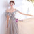 In Stock:Ship in 48 Hours Tulle Appliques Off the Shoulder Prom Dress