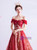 In Stock:Ship in 48 Hours Red Sequins Prom Dress