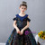 In Stock:Ship in 48 Hours Ball Gown Blue Sequins Flower Girl Dress