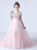 In Stock:Ship in 48 Hours Pink Appliques Beading Flower Girl Dress