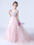 In Stock:Ship in 48 Hours Pink Appliques Beading Flower Girl Dress