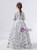 In Stock:Ship in 48 Hours Silver Sequins Appliques Flower Girl Dress