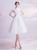 In Stock:Ship in 48 Hours Short White Tulle Wedding Dress