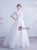 In Stock:Ship in 48 Hours White Appliques Beading Wedding Dress