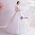In Stock:Ship in 48 Hours Ball Gown White Tulle Lace Wedding Dress
