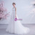 In Stock:Ship in 48 Hours White Scoop Tulle Wedding Dress
