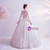 In Stock:Ship in 48 Hours White Sequins Long Sleeve Wedding Dress