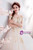 In Stock:Ship in 48 Hours White Ball Gown Appliques Wedding Dress