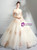 In Stock:Ship in 48 Hours Tulle Pink Appliques Wedding Dress