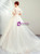 In Stock:Ship in 48 Hours Tulle Appliques See Through Back Wedding Dress