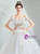 In Stock:Ship in 48 Hours Ball Gown White Tulle Appliques Wedding Dress