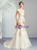 In Stock:Ship in 48 Hours Mermaid V-neck Appliques Wedding Dress
