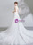 In Stock:Ship in 48 Hours White Appliques V-neck Wedding Dress