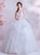 In Stock:Ship in 48 Hours White Spaghetti Straps Tulle Wedding Dress