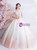 In Stock:Ship in 48 Hours Pink Short Sleeve Appliques Wedding Dress