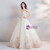 In Stock:Ship in 48 Hours Tulle Appliques Strapless Wedding Dress