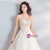 In Stock:Ship in 48 Hours Tulle Appliques Strapless Wedding Dress