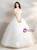 In Stock:Ship in 48 hours White Colorful Appliques Wedding Dress