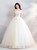 In Stock:Ship in 48 hours Ivory White Tulle Beading Wedding Dress